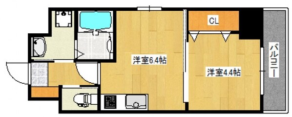 Welsh.Sビル5（ウエルッシュSビル5）の物件間取画像